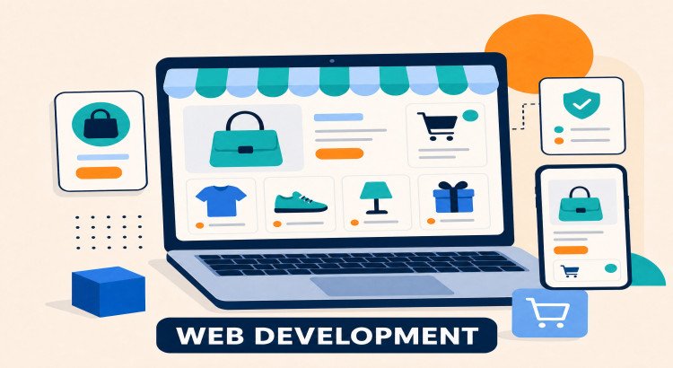 I will create a responsive e-commerce website with secure checkout